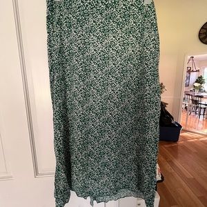 Floral high waist skirt SHEIN